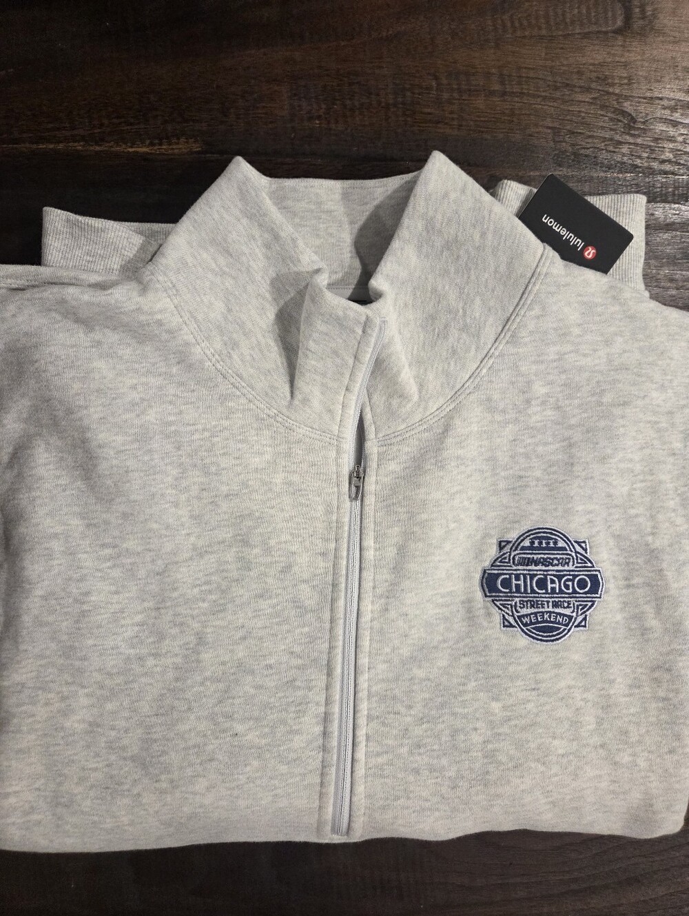 Lululemon Nascar Chicago Street Race Steady State Half Zip Mens XXL